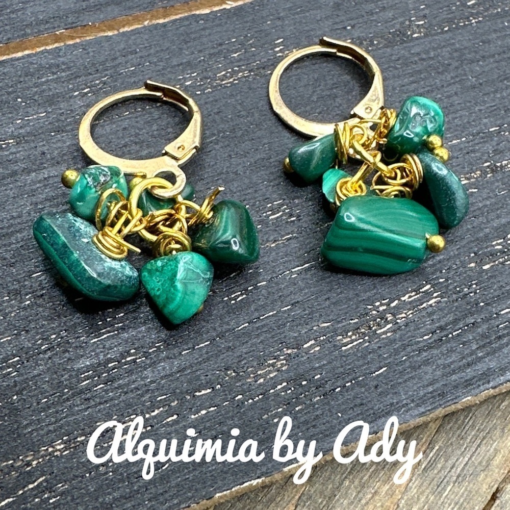 Alquimia by Ady Green and Gold Earrings